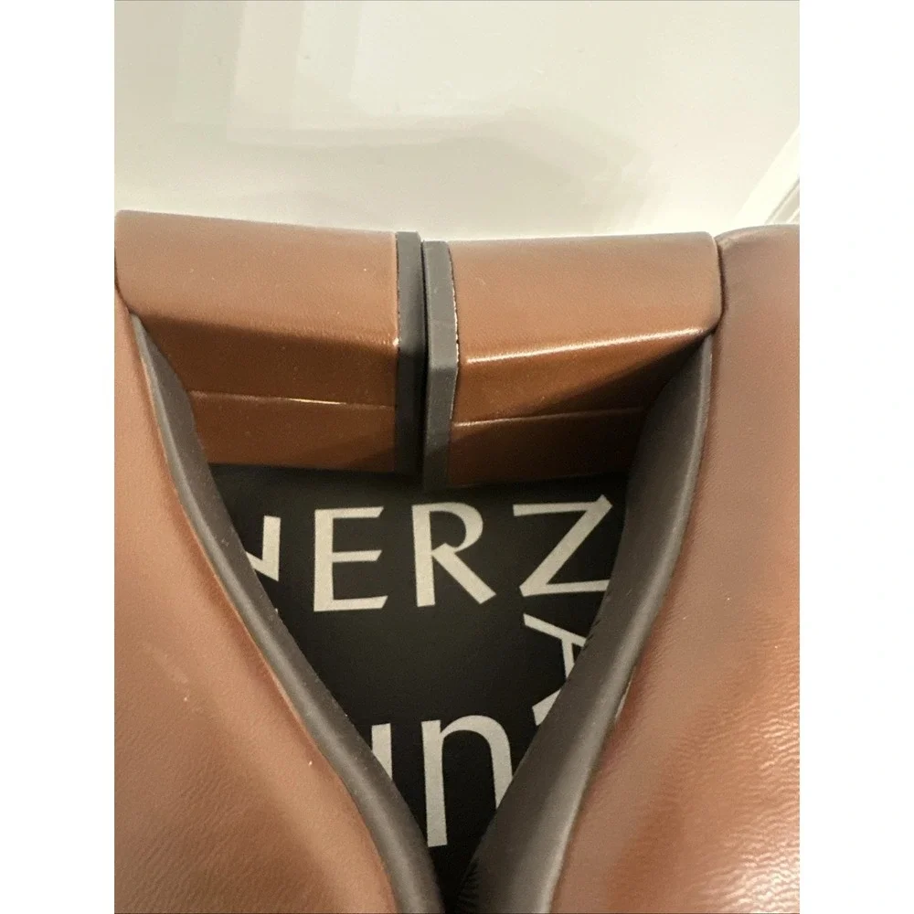 Naturalizer Women Size 9.5M Wynrie-Bit Block Heel Bit Loafer Cappuccino Brown‎